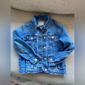 Zara little girls size 8 jean jacket